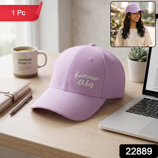 Pack of embroidered baseball caps in various colors for summer fashion