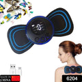 Front view of the compact, mini cervical massager.