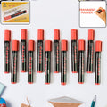 Industrial use of red ink marker on tools and warehouse boxes