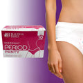 Another view of the comfortable seamless underwear from the travel emergency kit.