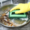 Ergonomic comfort grip handle of the Tile Cleaning Scrubber Brush for easy use.