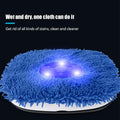 Smart robotic mop sliding smoothly under sofa for home cleaning