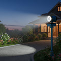 High power LED floodlight suitable for outdoor security and landscape lighting