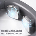 Side view of the Electric Neck Massager, showcasing its compact and lightweight design.