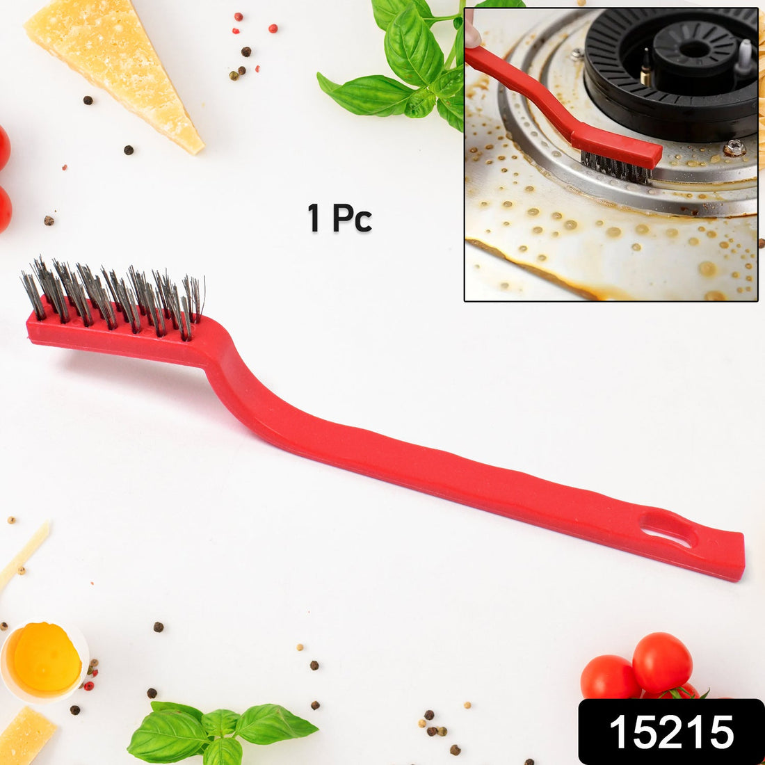 Mini Stainless Steel Wire Brush on a clean white background, ready for use.
