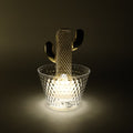 Packaged set of 6 LED flameless decorative cactus candles ready for gifting