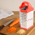 Supermom kitchen box grater made of stainless steel with food-safe plastic accents