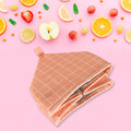 Close-up of the durable polyester and aluminum foil material of the Foldable Food Cover.