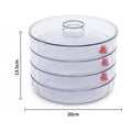 Side view of the Tidy Table plastic sprout maker, illustrating its durable and hygienic construction.