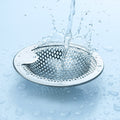 Stainless steel sink drain strainer with smooth rim for easy removal