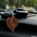 Sturdy metal ring attached to antique bronze Bal Krishna keychain