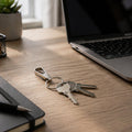Assorted metal keychain clips for keys, bags, and belts