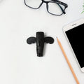 Angel silicone cable protector shown with its simple packaging and a USB cable.