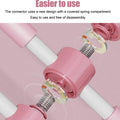Retractable design of the posture stretching stick, easy to store with a hanging cord.
