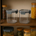 Stacked Apex airtight food storage containers in kitchen space
