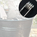 Bucket water heater rod heating water in a basin for daily use