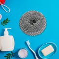 Ergonomic long handle of the kitchen dish brush, designed for comfortable grip and efficient cleaning.