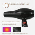 Compact and lightweight 1800W hair dryer ready for use.