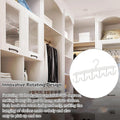 Organivo 12-hook tank top hanger made from durable material, hanging on a closet rod.