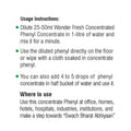 Versatile floor cleaner liquid providing disinfectant and insect repellent action.
