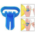 A person effortlessly tying balloons for festive party decorations using the handy tool.