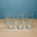 Side view of Vista unbreakable pitcher glass set showing ergonomic design