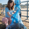 Closeup image of biodegradable garbage bag roll pack showing quality material