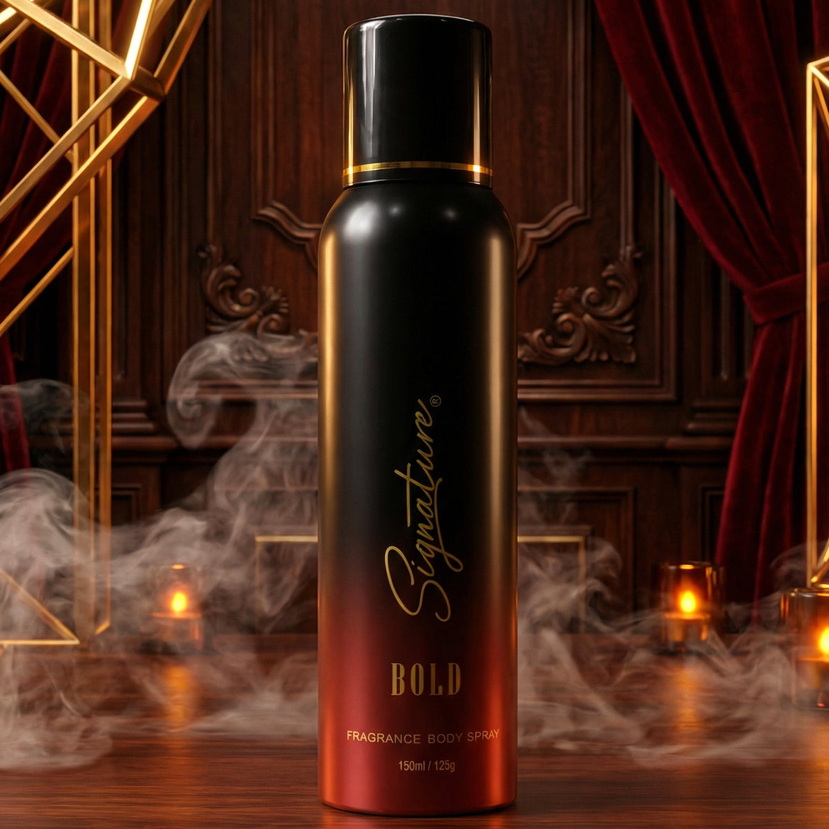 Signature bold perfume deodorant bottle view