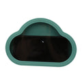 Side view of the waterproof mobile stand case attached to a surface.