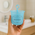 Silky micro bubble foam generated from face cleanser cup for soft cleansing