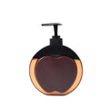 Compact apple-shaped refillable liquid soap dispenser with 350 ML capacity