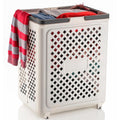 Packaging for large foldable laundry basket with wheels