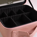Sleek design of premium LED makeup organizer box