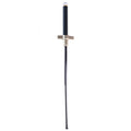The compact Indo Glow Folding Walking Stick stored neatly inside its black nylon carry bag.