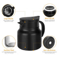 Own Hydrate Thermal Coffee Carafe and matching bottle filled with hot beverage.