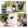 Front view of the universal bike phone mount, showcasing its sturdy grip.