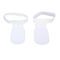 Side view of the Posture Corrector demonstrating improved spinal posture.