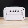 Digital LED alarm clock with soft night light feature