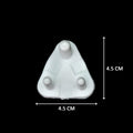 Velva Baby plug protector preventing access to an electrical outlet.