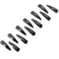 Complete set of 12 versatile Metal Hair Clips for women and girls.