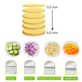 Ergonomic design of the time-saving vegetable chopper for comfortable use.