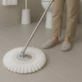 Magic Mop Refill Head showing cleaning action with absorbent microfiber