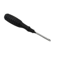 Phillips screwdriver in use, repairing a household appliance.