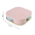 The spacious Divided Snack Box acting as a food storage container for sweets and dry fruits.