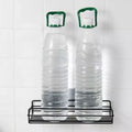 Metal wall mount storage rack for home essentials.