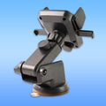 A user demonstrating the 360-degree rotating head of the adjustable car mount.