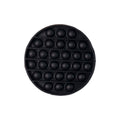 Side view of round silicone Pop It fidget toy for sensory fun