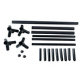 Tree style metal coat rack stand with stable tripod base for home use
