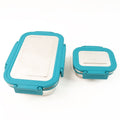 Top view of Apex lunch box stainless steel container with lid