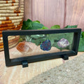 Jewellery display box with detachable stand for flexible vertical placement